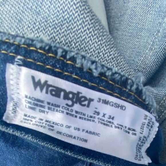 Wrangler George Strait Collection Jeans Men’s 29x34 Blue Straight Leg Denim - Picture 7 of 7